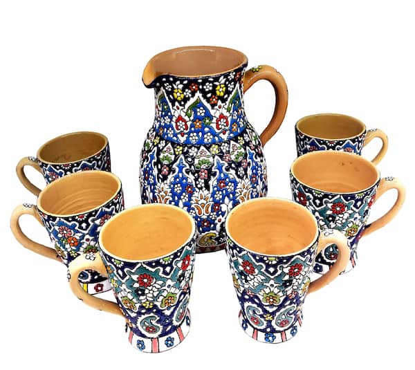 تصویر 2 از قیمت خرید پارچ و لیوان سفالی + فروش ویژه
